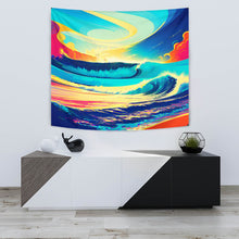 Load image into Gallery viewer, BEACH LIT VIBEZ! TAPESTRY