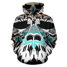 Load image into Gallery viewer, SASQUATCH TRIBAL MASK-1 HOODIE
