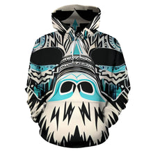 Load image into Gallery viewer, SASQUATCH TRIBAL MASK-3 HOODIE