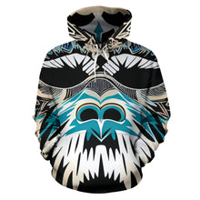 Load image into Gallery viewer, SASQUATCH TRIBAL MASK-4 HOODIE