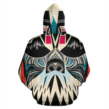 Load image into Gallery viewer, SASQUATCH TRIBAL MASK-5 HOODIE