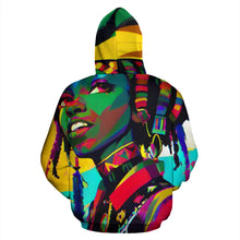 Load image into Gallery viewer, RASTA WOMEN OF REGGAE ZIP-UP HOODIE #3