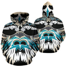 Load image into Gallery viewer, SASQUATCH TRIBAL MASK-4 HOODIE