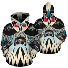 Load image into Gallery viewer, SASQUATCH TRIBAL MASK-5 HOODIE