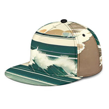 Load image into Gallery viewer, BIG WAVE ON SANDY BEACH SNAPBACK HAT