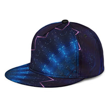 Load image into Gallery viewer, FRACTURED BLUE TERRESTRIAL HORIZONS SNAPBACK HAT