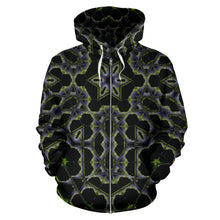 Load image into Gallery viewer, DARKNESS EQUALS LIGHT ZIP-UP HOODIE