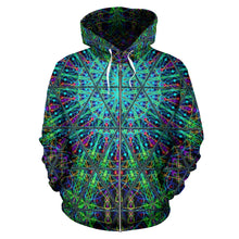 Load image into Gallery viewer, SUBLIMINAL CONSCIOUSNESS ZIP-UP HOODIE