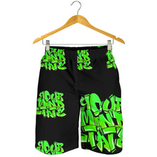 Load image into Gallery viewer, YOUR MIND STATE GRAFFITI MENS SHORTS (GREEN)