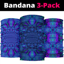 Load image into Gallery viewer, VISIONS FROM BEYOND BANDANA/MASK (PURPLE)