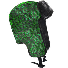 Load image into Gallery viewer, SACRED AZTEC TRAPPER HAT (GREEN)
