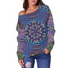 Load image into Gallery viewer, PLEBEIAN TECTONIC OFF SHOULDER SWEATER