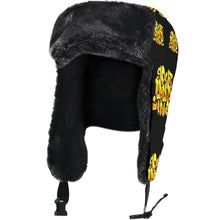 Load image into Gallery viewer, YOUR MIND STATE GRAFFITI TRAPPER HAT (YELLOW+BLACK)