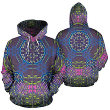Load image into Gallery viewer, PLEBEIAN TECTONIC ZIP-UP HOODIE