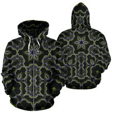 Load image into Gallery viewer, DARKNESS EQUALS LIGHT ZIP-UP HOODIE