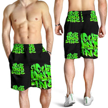 Load image into Gallery viewer, YOUR MIND STATE GRAFFITI MENS SHORTS (GREEN)
