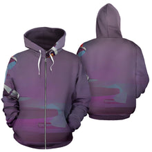 Load image into Gallery viewer, DIGITAL ZIP-4 HOODIE (VOYAGER ABYSS)
