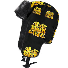 Load image into Gallery viewer, YOUR MIND STATE GRAFFITI TRAPPER HAT (YELLOW+BLACK)