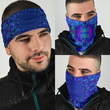 Load image into Gallery viewer, VISIONS FROM BEYOND BANDANA/MASK (PURPLE)