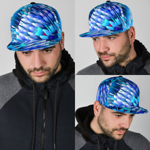 Load image into Gallery viewer, SUMMER SPLASH SNAPBACK HAT (BLUE)