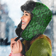 Load image into Gallery viewer, SACRED AZTEC TRAPPER HAT (GREEN)