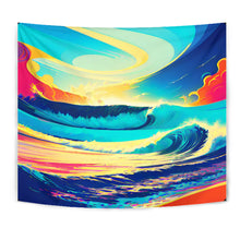 Load image into Gallery viewer, BEACH LIT VIBEZ! TAPESTRY
