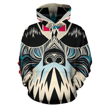 Load image into Gallery viewer, SASQUATCH TRIBAL MASK-5 HOODIE
