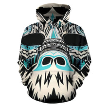 Load image into Gallery viewer, SASQUATCH TRIBAL MASK-3 HOODIE
