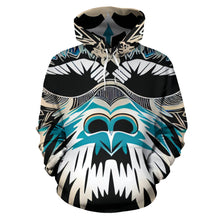 Load image into Gallery viewer, SASQUATCH TRIBAL MASK-4 HOODIE
