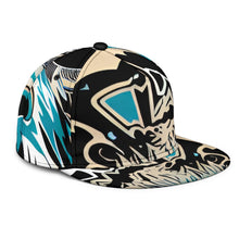 Load image into Gallery viewer, SASQUATCH TRIBAL MASK-4 SNAPBACK HAT
