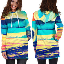 Load image into Gallery viewer, BEACH LIT VIBEZ! HOODIE DRESS
