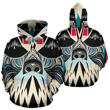 Load image into Gallery viewer, SASQUATCH TRIBAL MASK-5 HOODIE
