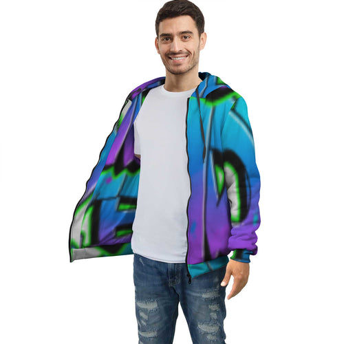 YOUR MIND STATE GRAFFITTI AOP ZIP HOODIE