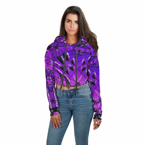 YOUR MIND STATE ORIGINAL CROP HOODIE-4