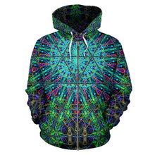 Load image into Gallery viewer, SUBLIMINAL CONSCIOUSNESS ZIP-UP HOODIE
