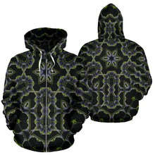 Load image into Gallery viewer, DARKNESS EQUALS LIGHT ZIP-UP HOODIE
