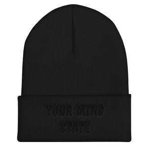 YOUR MIND STATE  Embroidered Cuffed Beanie