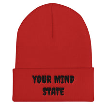 Load image into Gallery viewer, YOUR MIND STATE  Embroidered Cuffed Beanie
